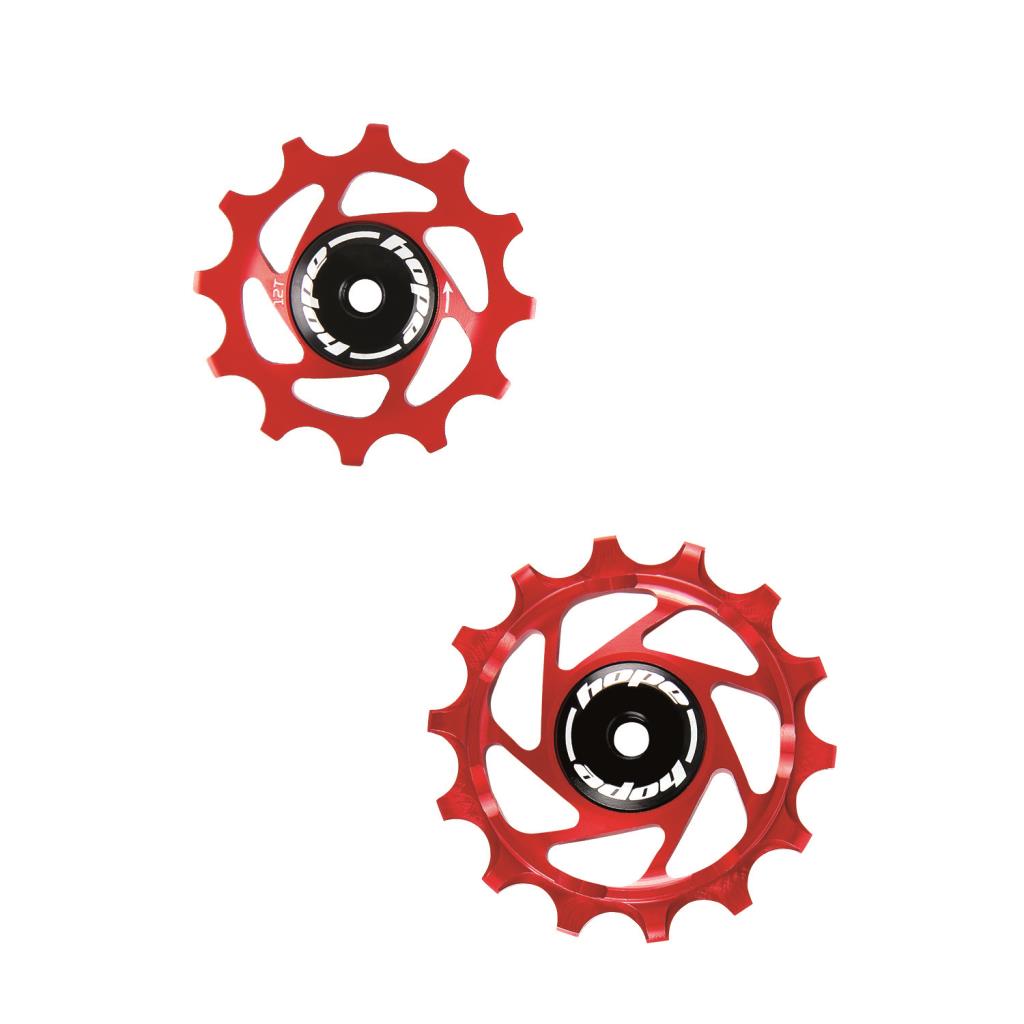 HOPE Sram 12v 12/14T takavaihtaja hammaspyörät punainen