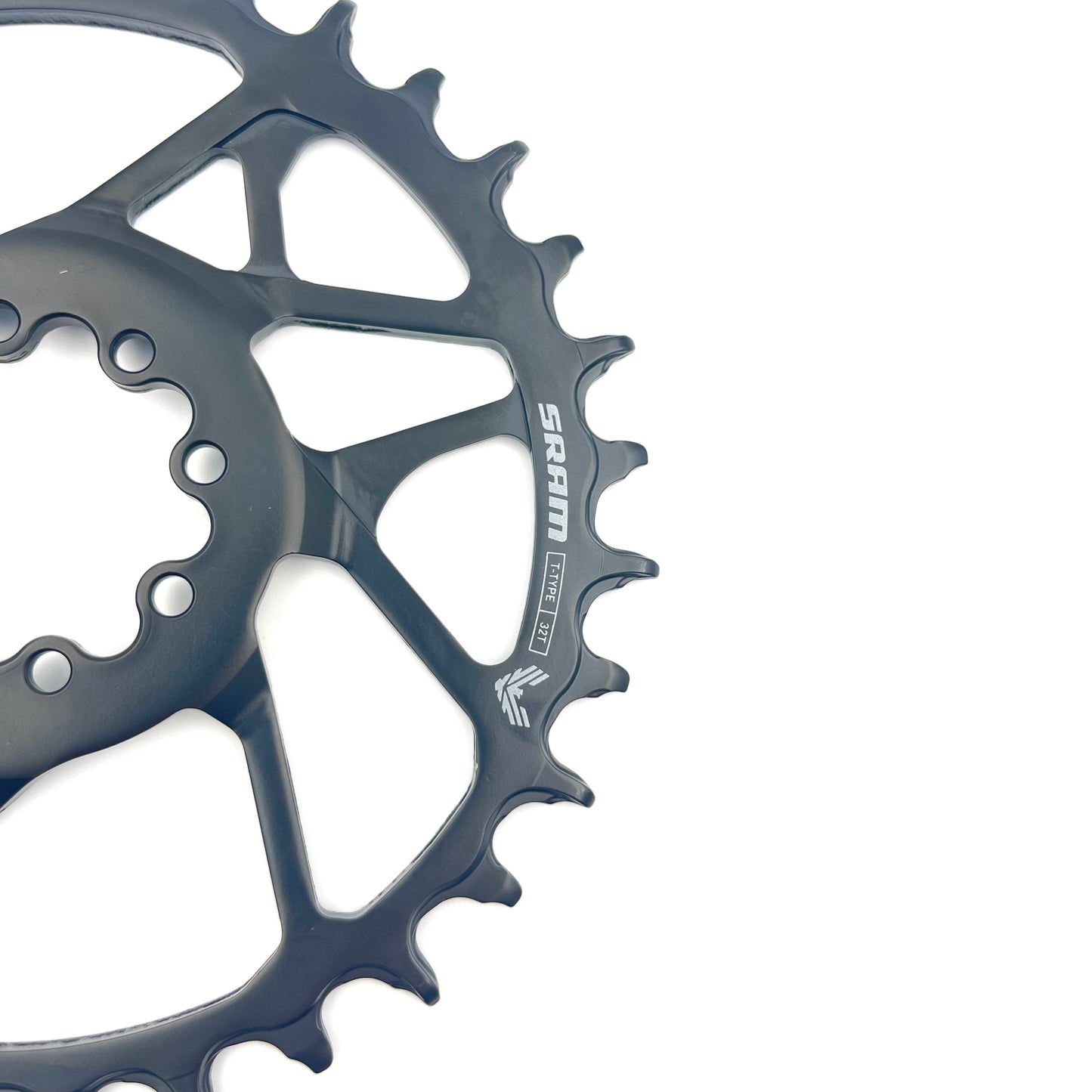 SRAM S1000 T-TYPE EAGLE BOOST 12V Teräs Direct Mount Offset 3mm Musta Mono-ketjupyörä.