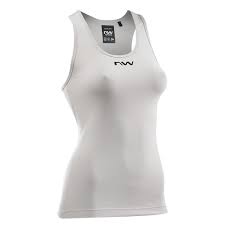 Naisten NORTHWAVE ESSENCE TANK hihaton Jersey harmaa