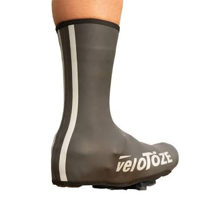 VELOTOZE HAUTES -neopreenikengänsuojat, musta/valkoinen