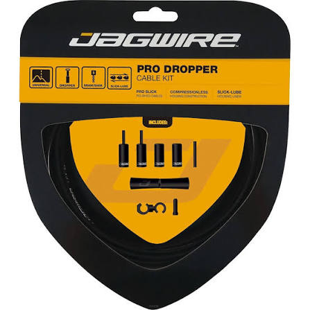 JAGWIRE PRO DROPPER -teleskooppisen satulatangon kaapeli- ja suojuspaketti