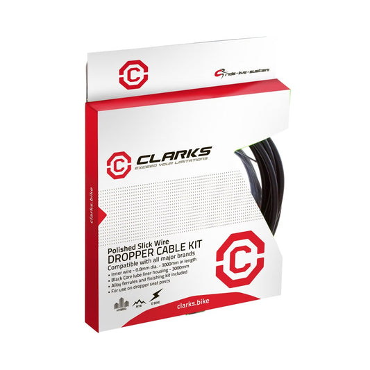 CLARKSin teleskooppisen istuintolpan kaapeli- ja vaippasarja