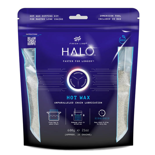HALO WAX FINISH LINE Ketjujen voiteluaine Kuumavaharakeet (600 g)