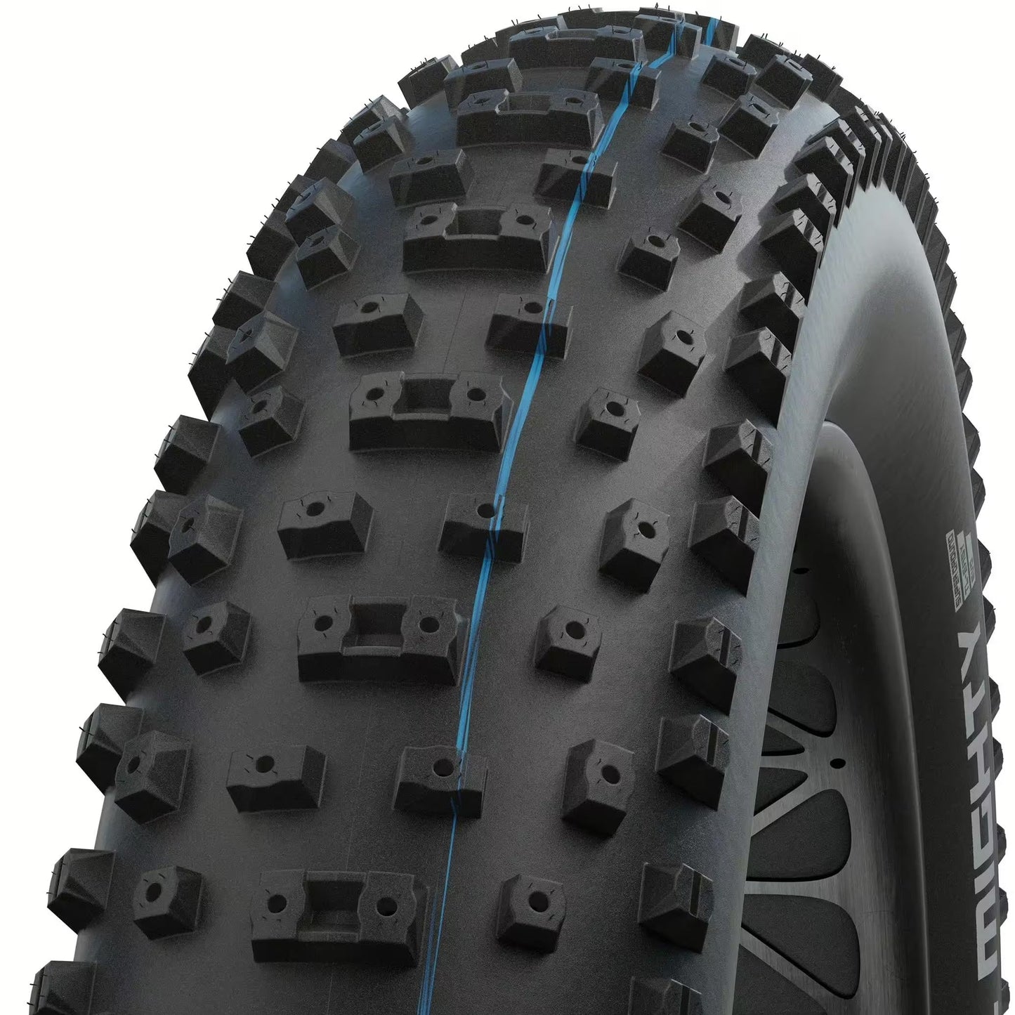 SCHWALBE Al MIGHTY SuperGround Addix -rengas, 26x4,80, Tubeless Easy, joustava, musta