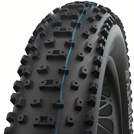 SCHWALBE Al MIGHTY SuperGround Addix -rengas, 26x4,80, Tubeless Easy, joustava, musta