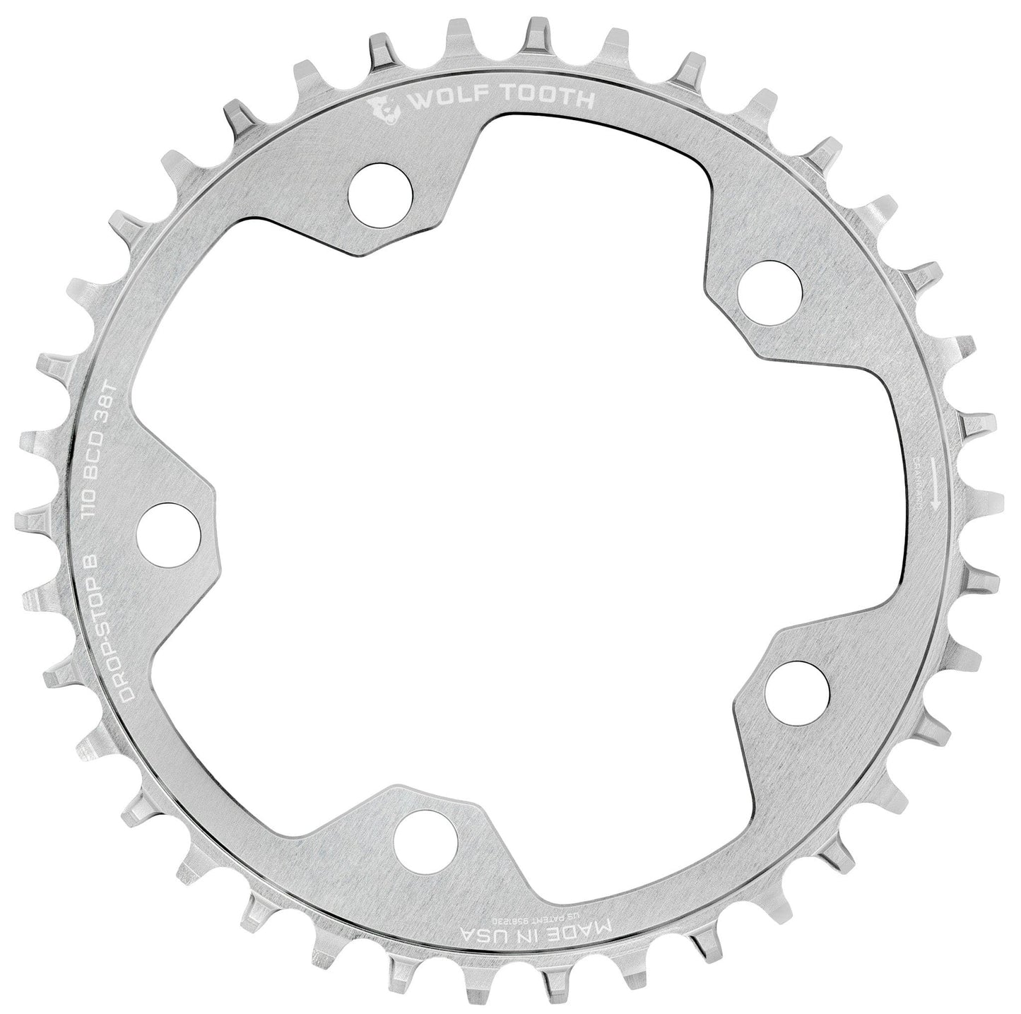 WOLF TOOTH DROP-STOP B GRAVEL/CX 110mm Raaka hopea Mono kansi