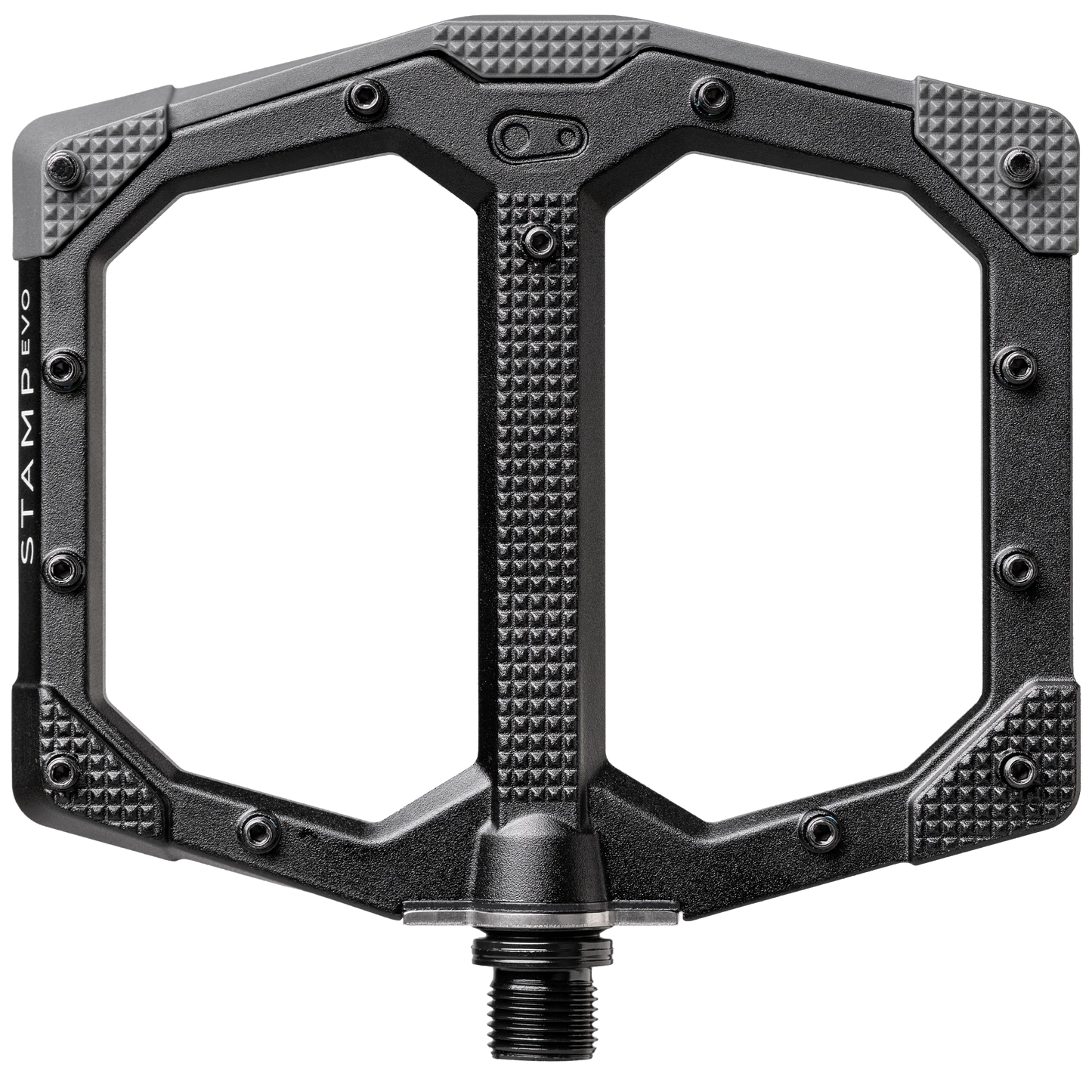 CRANKBROTHERS STAMP EVO Suuret litteät polkimet Musta