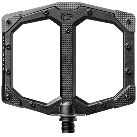CRANKBROTHERS STAMP EVO Suuret litteät polkimet Musta