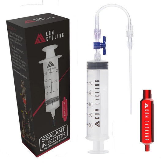 Ruisku KOM CYCLING Preventive Fluid Alu -venttiilille