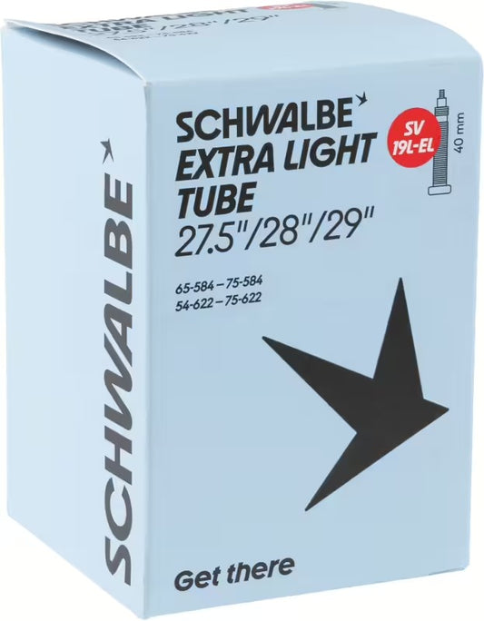 SCHWALBE EXTRA LIGHT SV 19L 27,5/29x2,10/3 -ilmarengas, Presta-venttiili, 40 mm