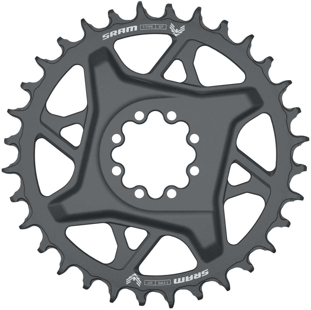 SRAM GX T-Type EAGLE BOOST 12V DM -ketjupyörälevy, offset 3 mm, harmaa