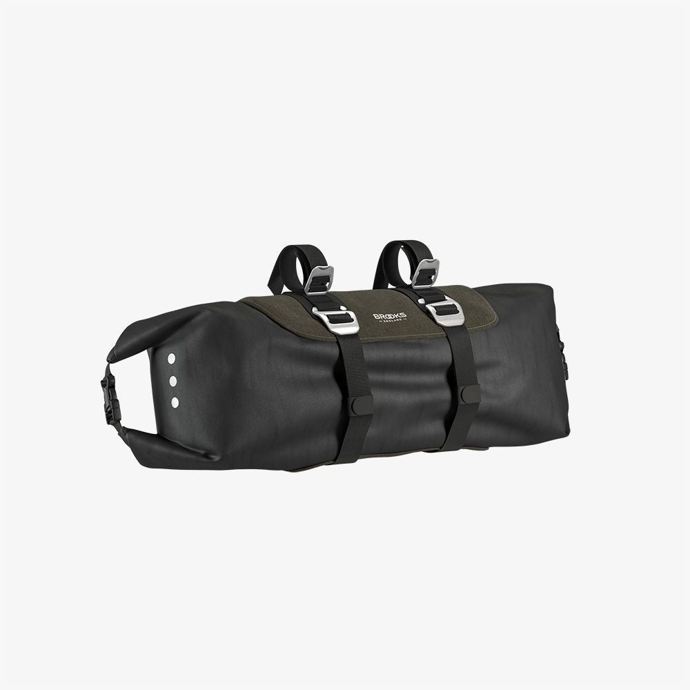 BROOKS SCAPE ROLL ohjaustankolaukku vihreä