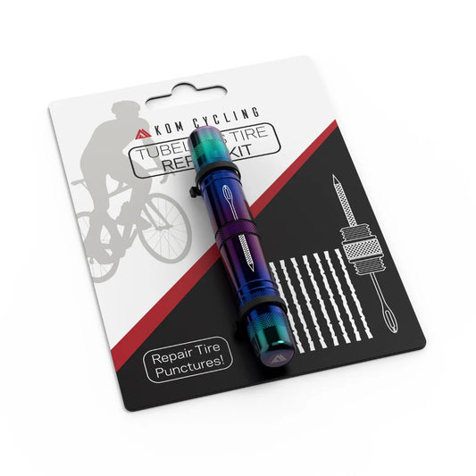 KOM CYCLING Tubeless Iridescent korjaussarja