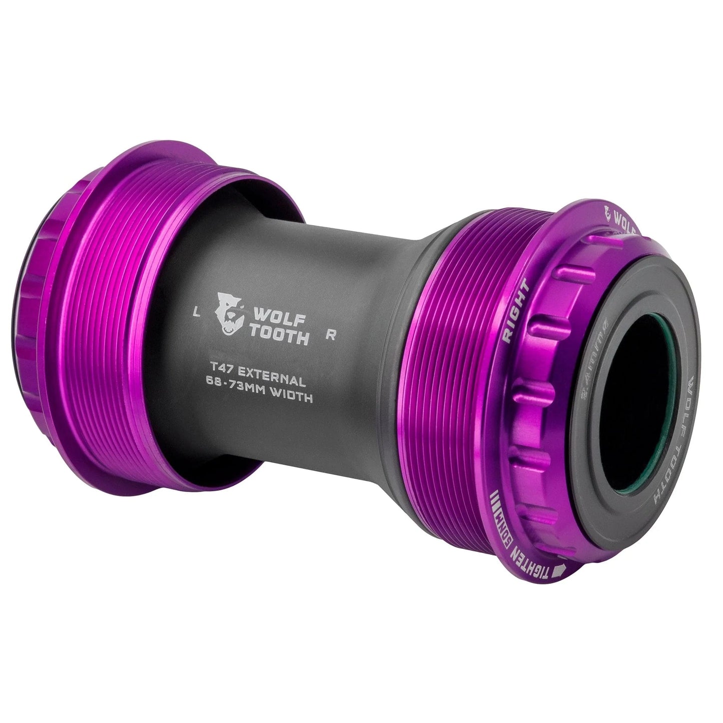 WOLFTOOTH T47 Ulkoinen 29mm SRAM DUB Ultraviolet kampiakseli