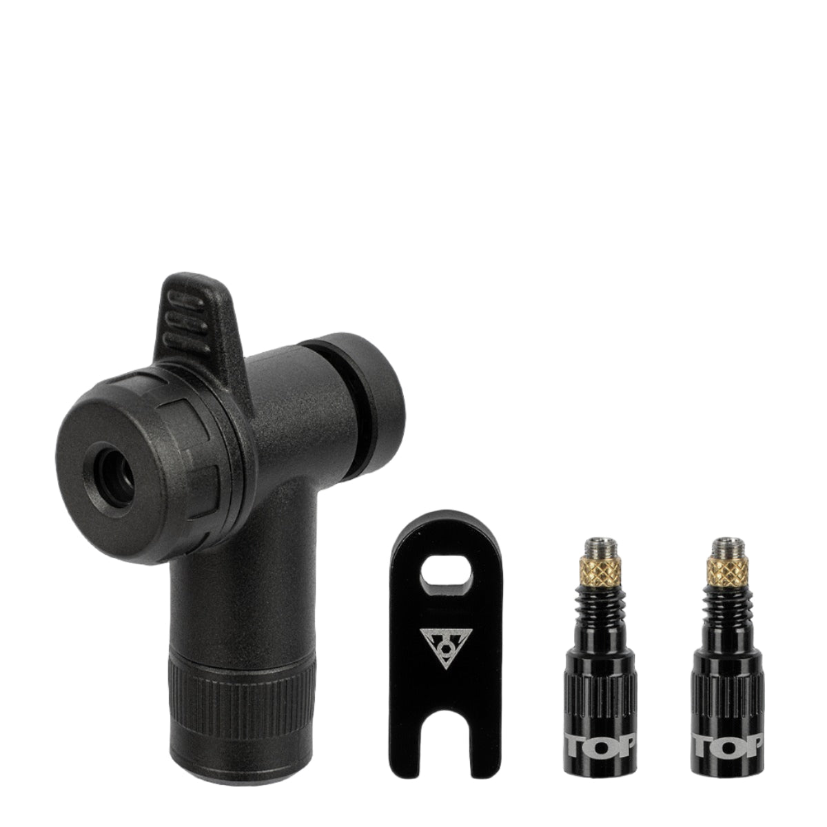 Venttiilisovitin TOPEAK TURBOFLOW COMBO RAPIDHEAD