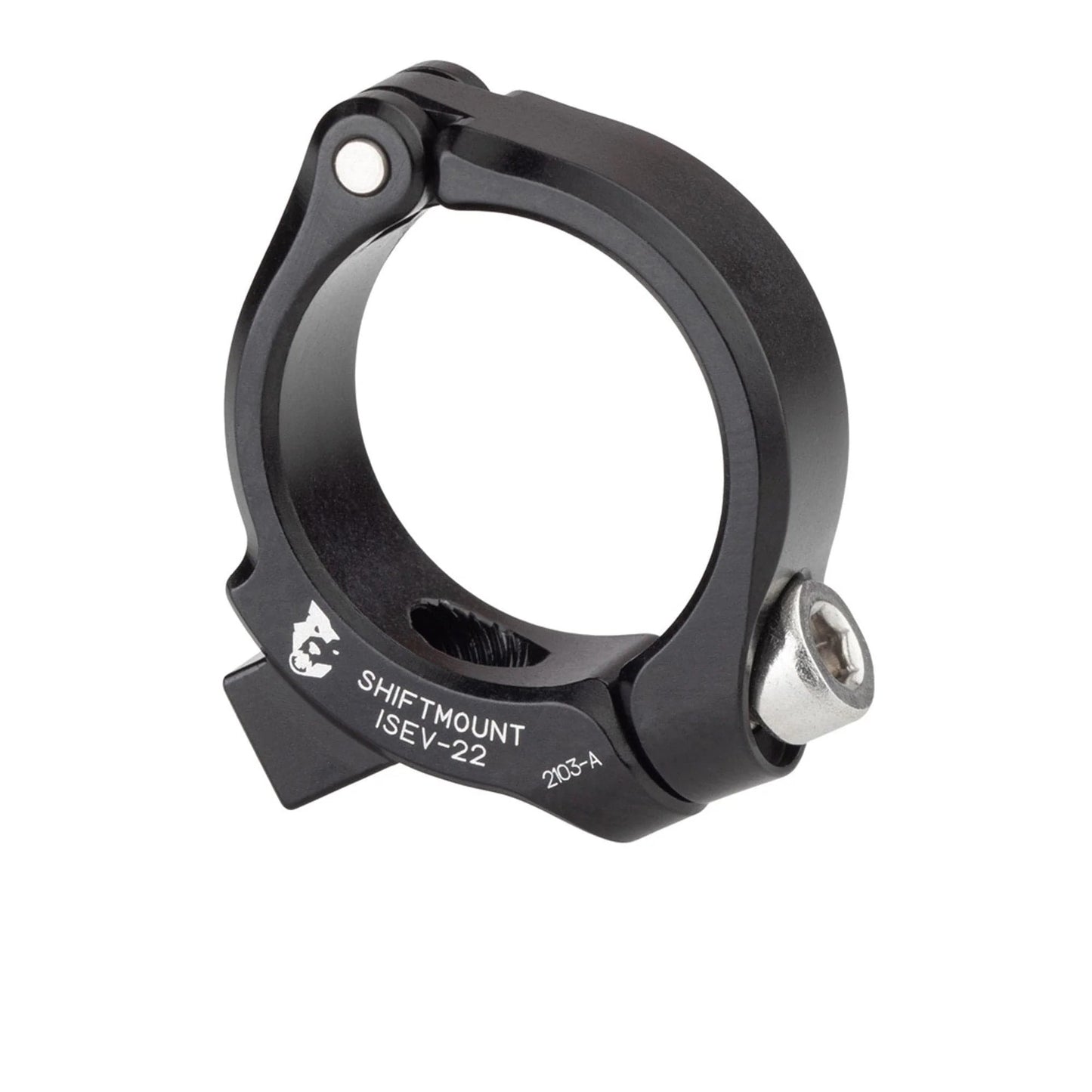 Asennussovitin WOLF TOOTH ShiftMount ISII - 22 Shimano I-SPEC EV Shifter > 22,2 mm ohjaustanko