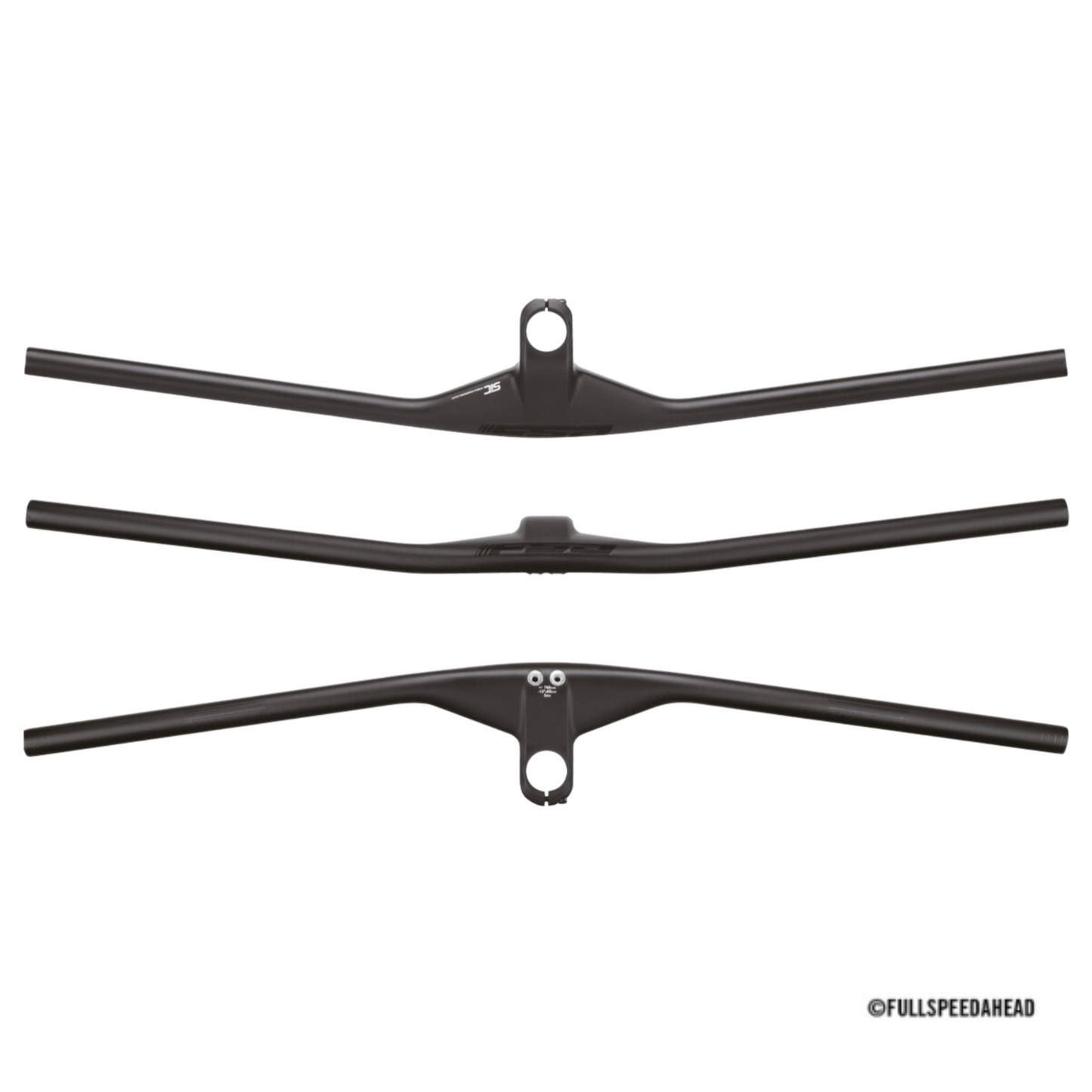 FSA NS SIC Carbon Flat ohjaustanko 80mm x 780mm Carbon