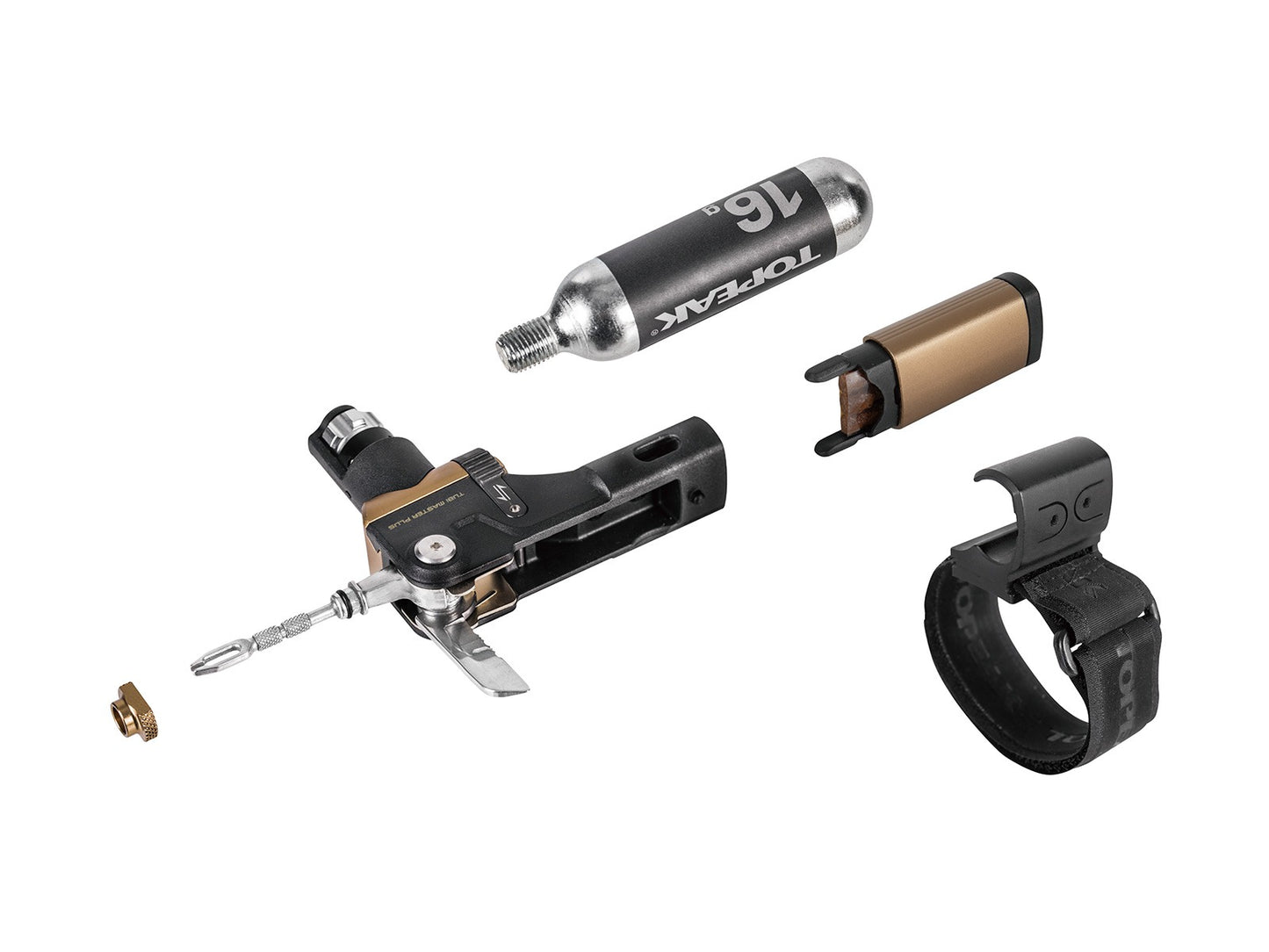 Co2 monitoimityökalu TOPEAK TUBI MASTER+ (16g)