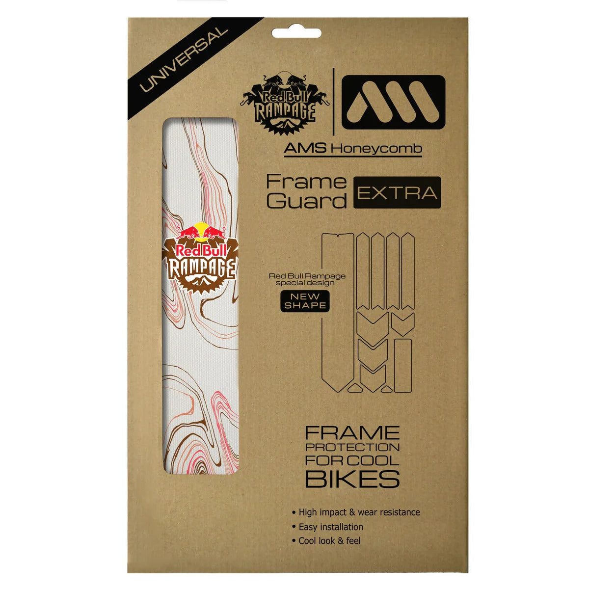 Liimautuva runkosuoja ALL MOUNTAIN STYLE EXTRA Red Bull Rampage Ridgeline Ruskea