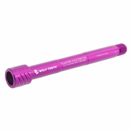 WOLF TOOTH etupyörän akseli FOX haarukkaan 36/38 15x110 mm Boost Violet