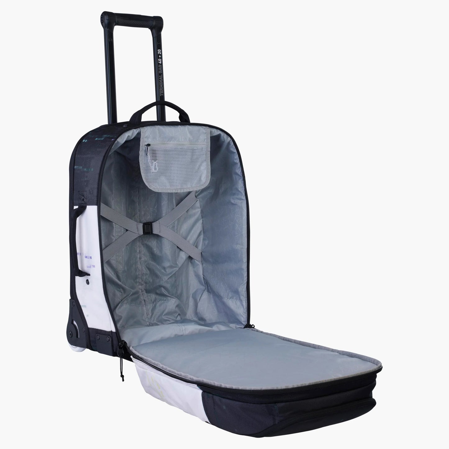 EVOC Trolley matkalaukku 40L +20L Musta/valkoinen