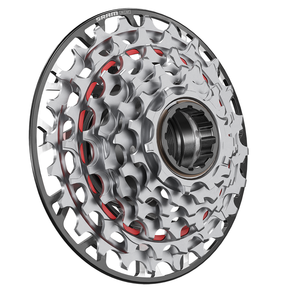 SRAM XS-797 T-Type DH 7V kasetti XD-runkoon