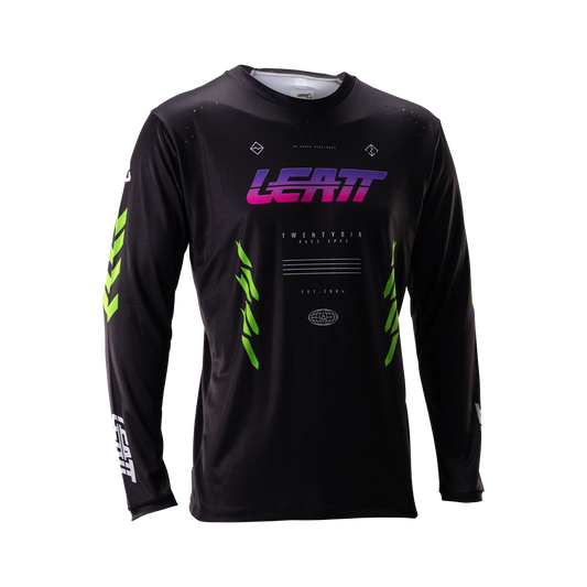 LEATT MTB GRAVITY 4.0 pitkähihainen pelipaita musta/violetti