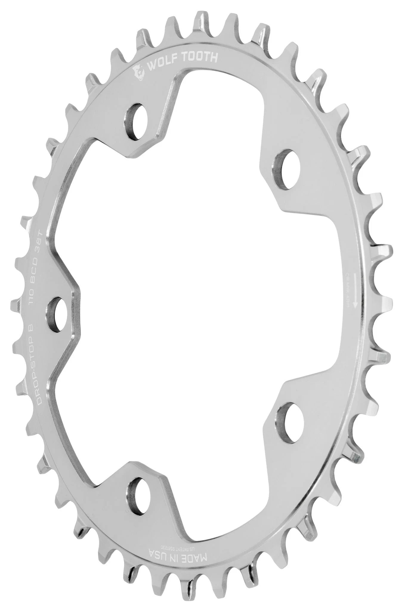 WOLF TOOTH DROP-STOP B GRAVEL/CX 110mm Raaka hopea Mono kansi