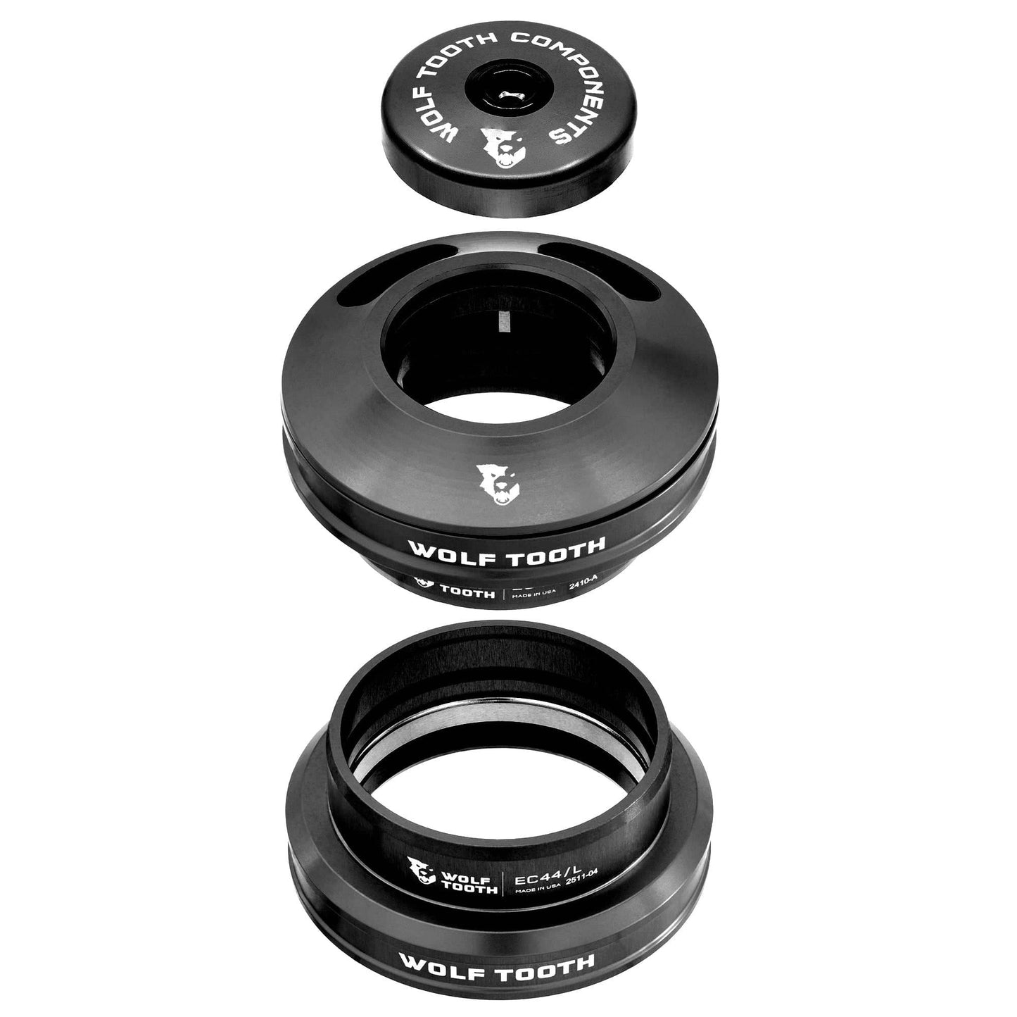 WOLF TOOTH EC44 puoli-integroidut kuulokkeet musta