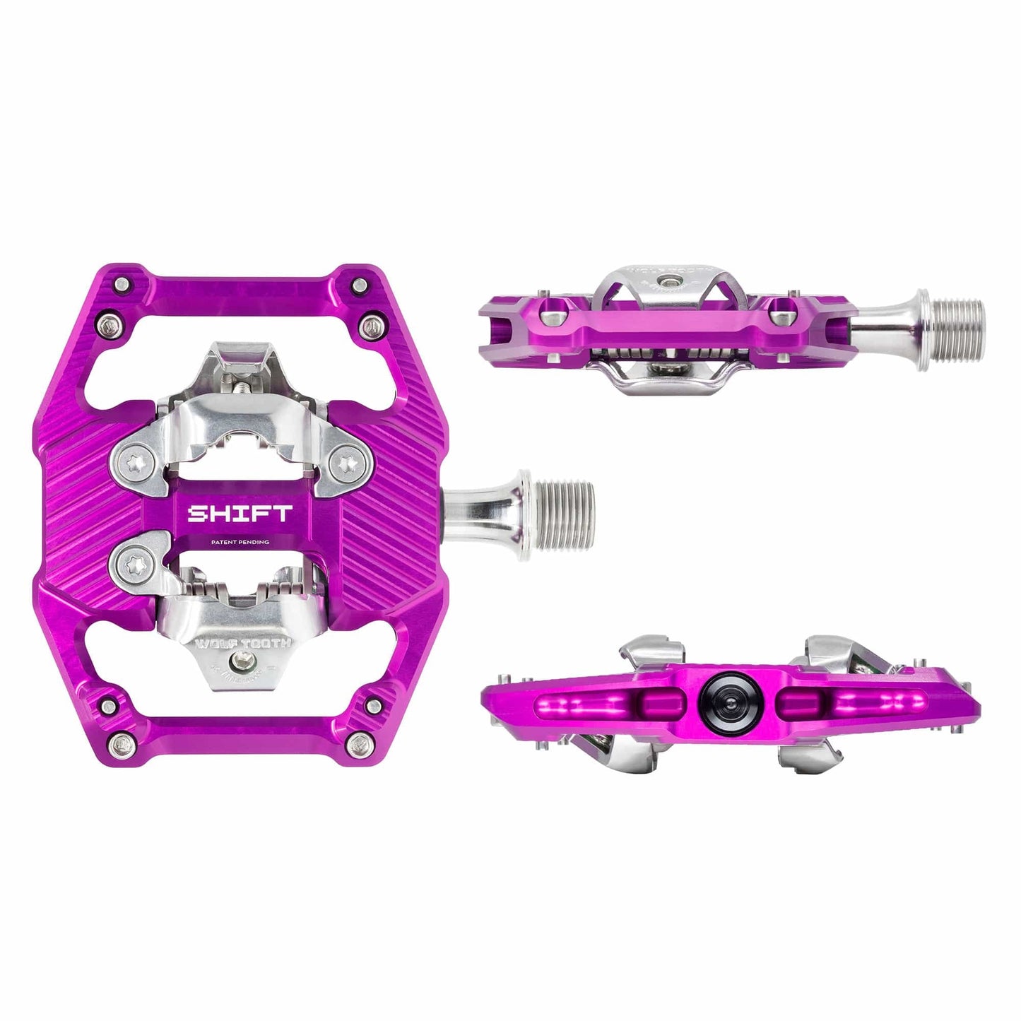WOLF TOOTH GRAVITY CLIPLESS Violet pedaalit
