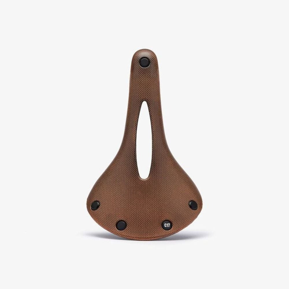Satula BROOKS CAMBIUM C17 CARVED Ruskea ruskea