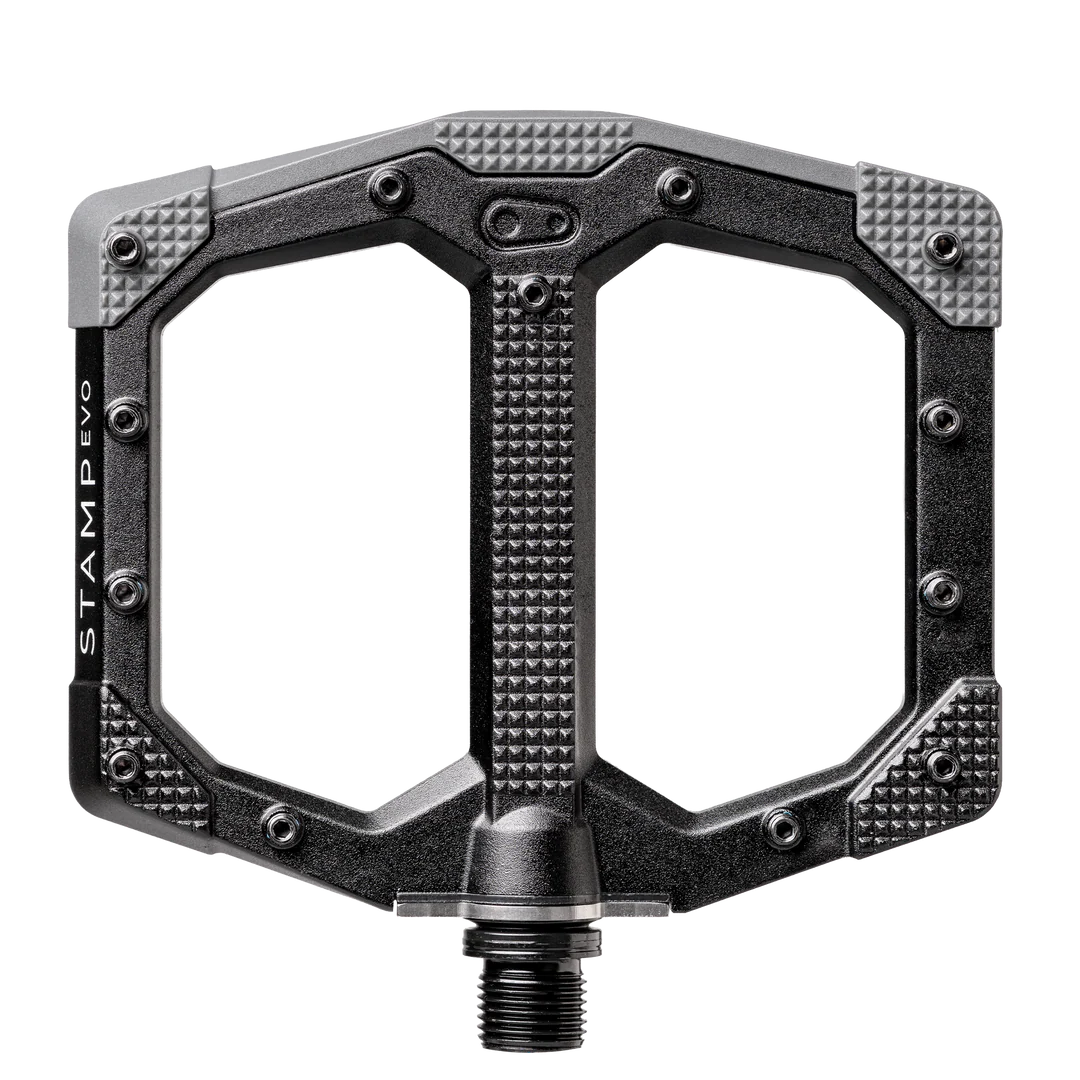 CRANKBROTHERS STAMP EVO Pienet litteät polkimet Musta