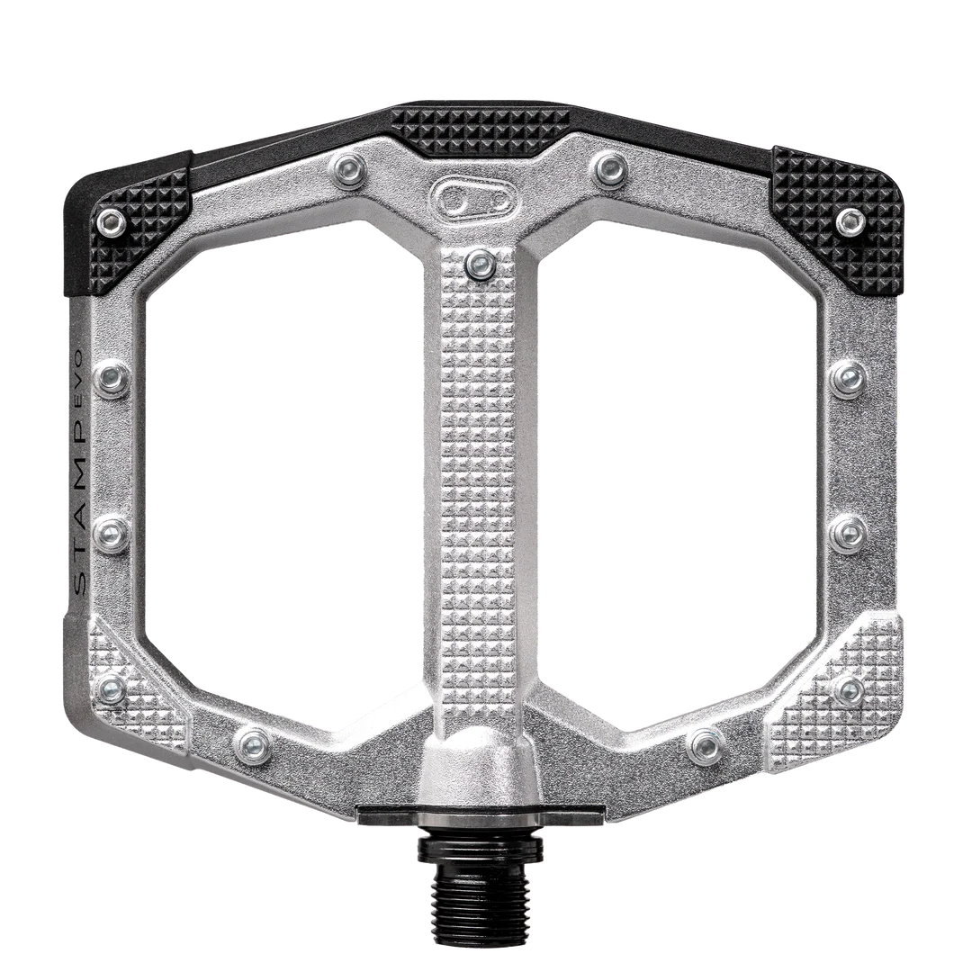 CRANKBROTHERS STAMP EVO Pienet litteät polkimet Hopea