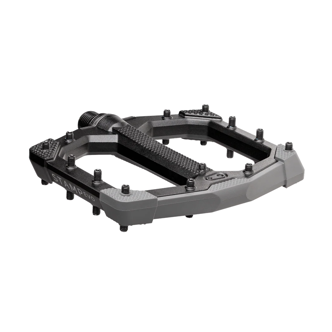 CRANKBROTHERS STAMP EVO Pienet litteät polkimet Musta