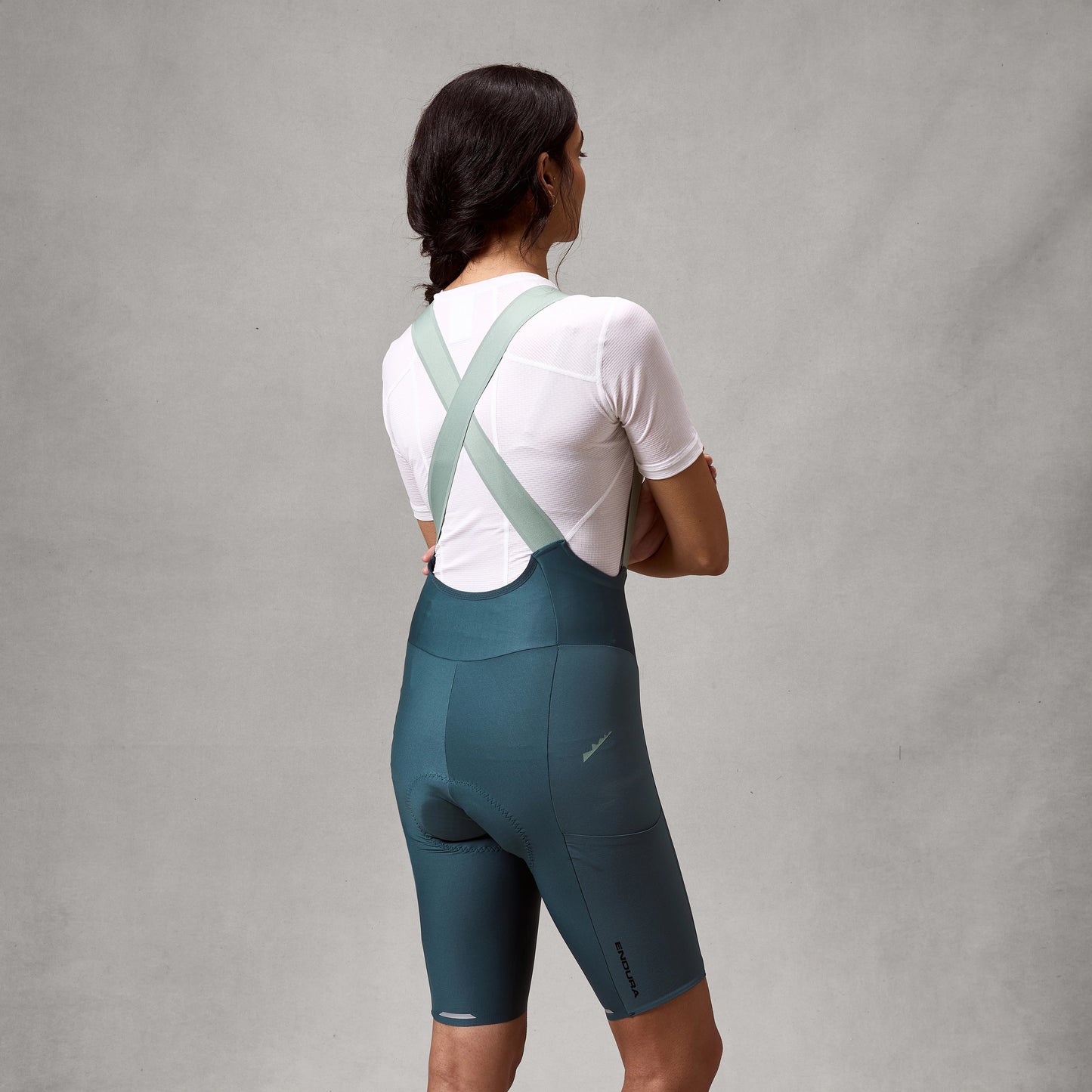 Naisten ENDURA ALLTRACK RIDE Bib Tight Teal - Naisten ENDURA ALLTRACK RIDE Bib Tight Teal