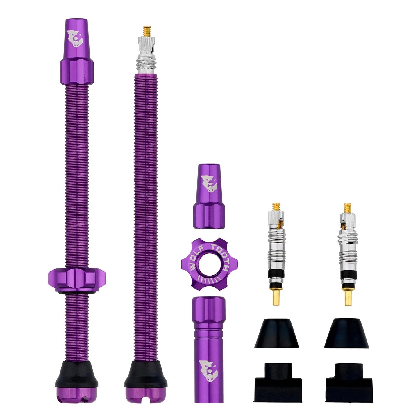2 kpl WOLF TOOTH Tubeless Venttiilit Violetti