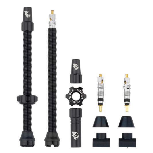 2 kpl WOLF TOOTH Tubeless Venttiilit Musta