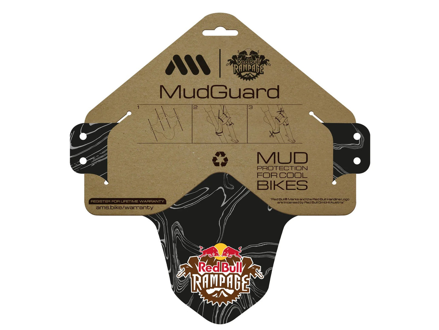 ALL MOUNTAIN STYLE Red Bull Rampage Ridgeline valkoinen lokasuoja
