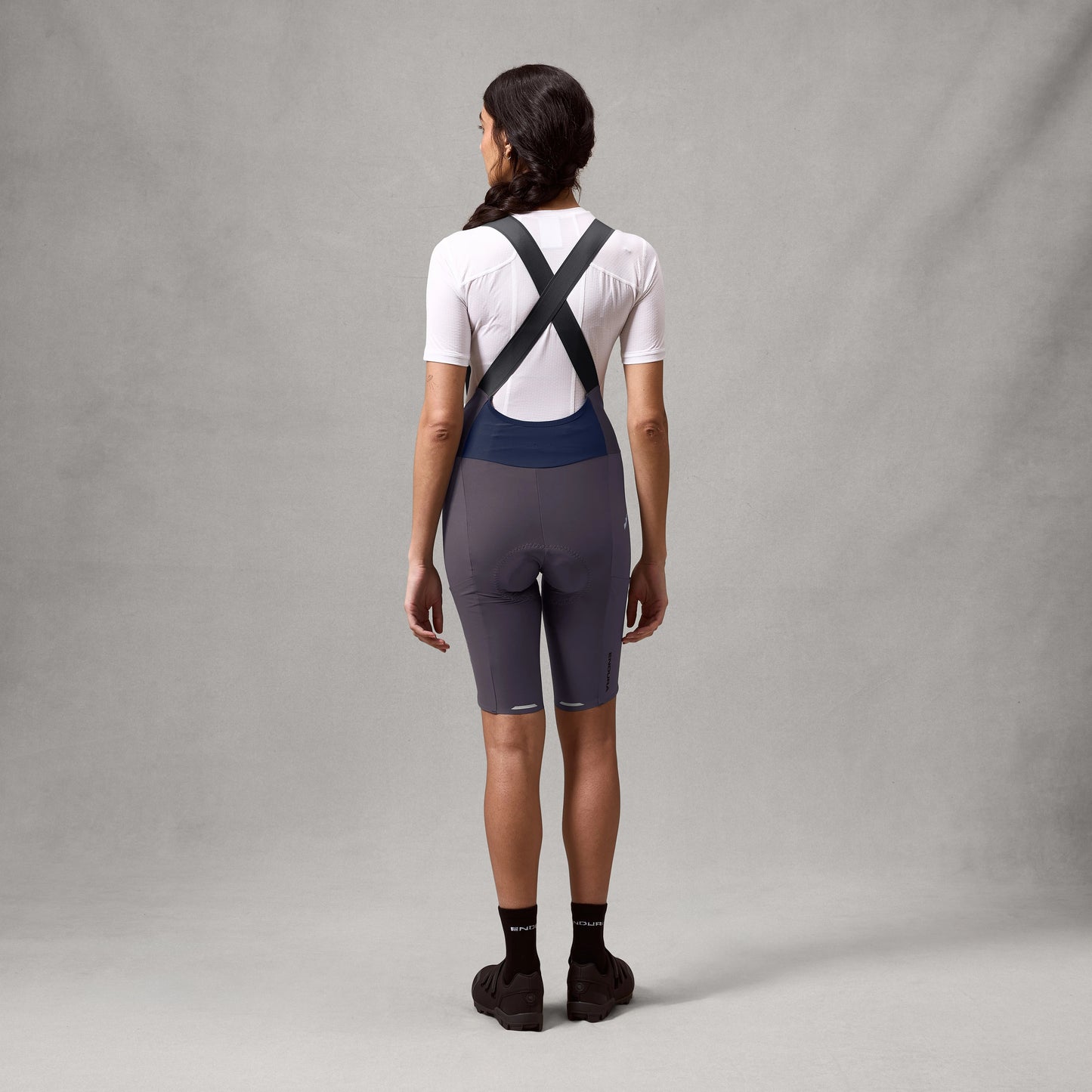 Naisten ENDURA ALLTRACK RIDE Carbon Grey Bib Tight -paita