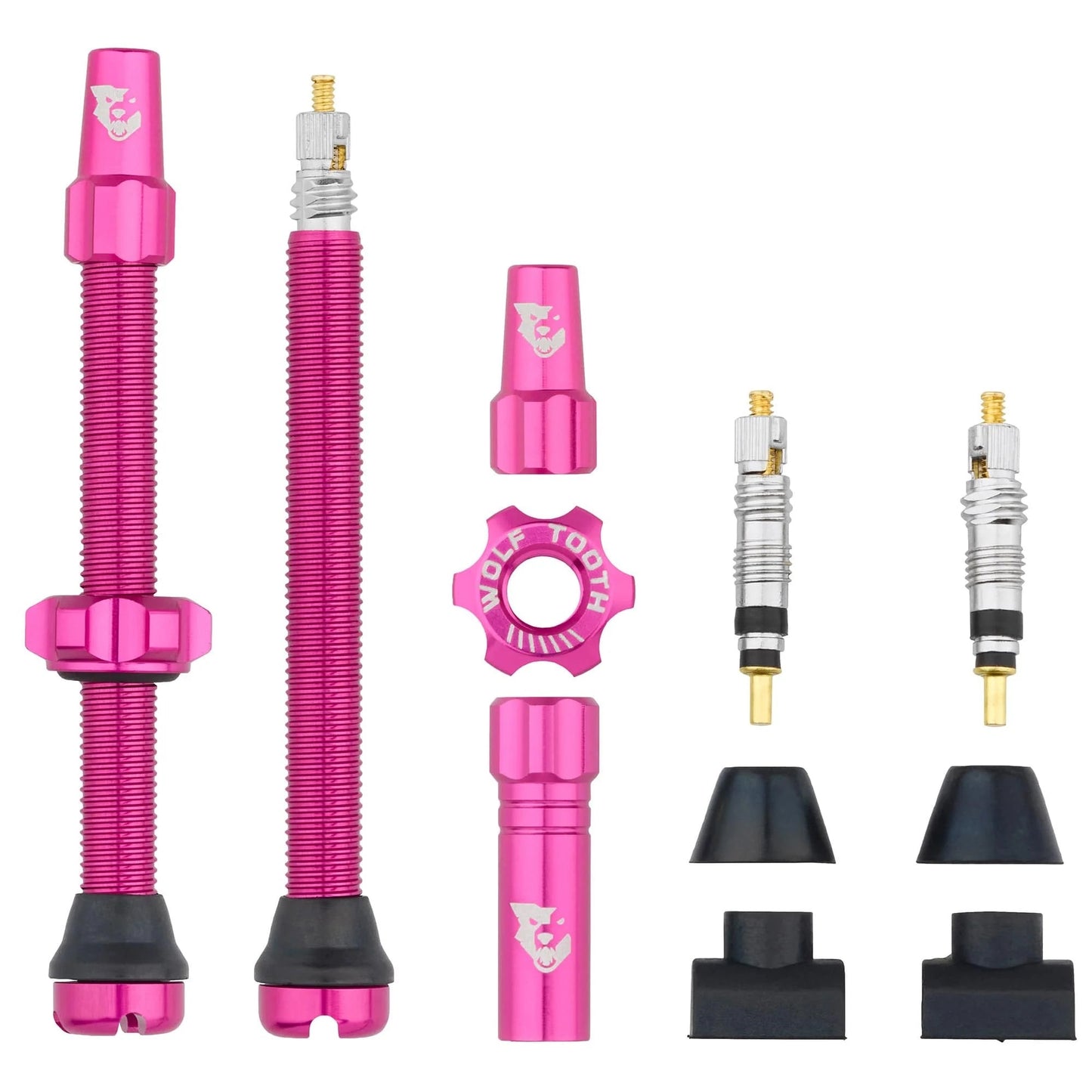 2 kpl WOLF TOOTH Tubeless Venttiilit Pinkki