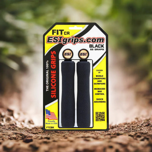 Kahvat ESI FIT CR (CHUNKY/RACER'S EDGE COMBO) 130 mm Musta