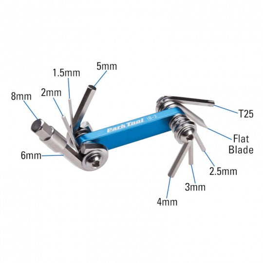 Monitoimityökalu PARK TOOL IB-2 (8 työkalua)