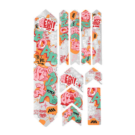 ALL MOUNTAIN STYLE EXTRA Born to Be Rider -runkosuojus punainen