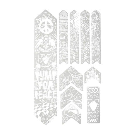 ALL MOUNTAIN STYLE EXTRA pumppu Peace Frame Protectorille Valkoinen