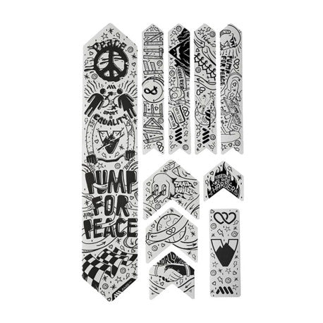 ALL MOUNTAIN STYLE EXTRA pumppu Peace Frame Protectorille Musta