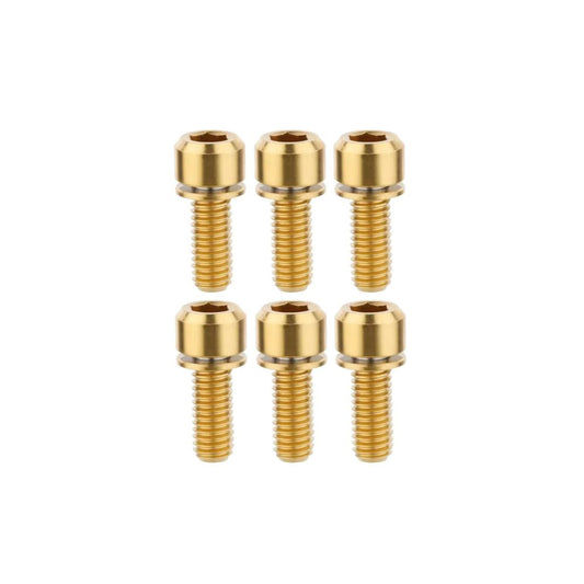 TITLE ST1 / ST2 Titanium Ruuvipaketti Kulta (x6)