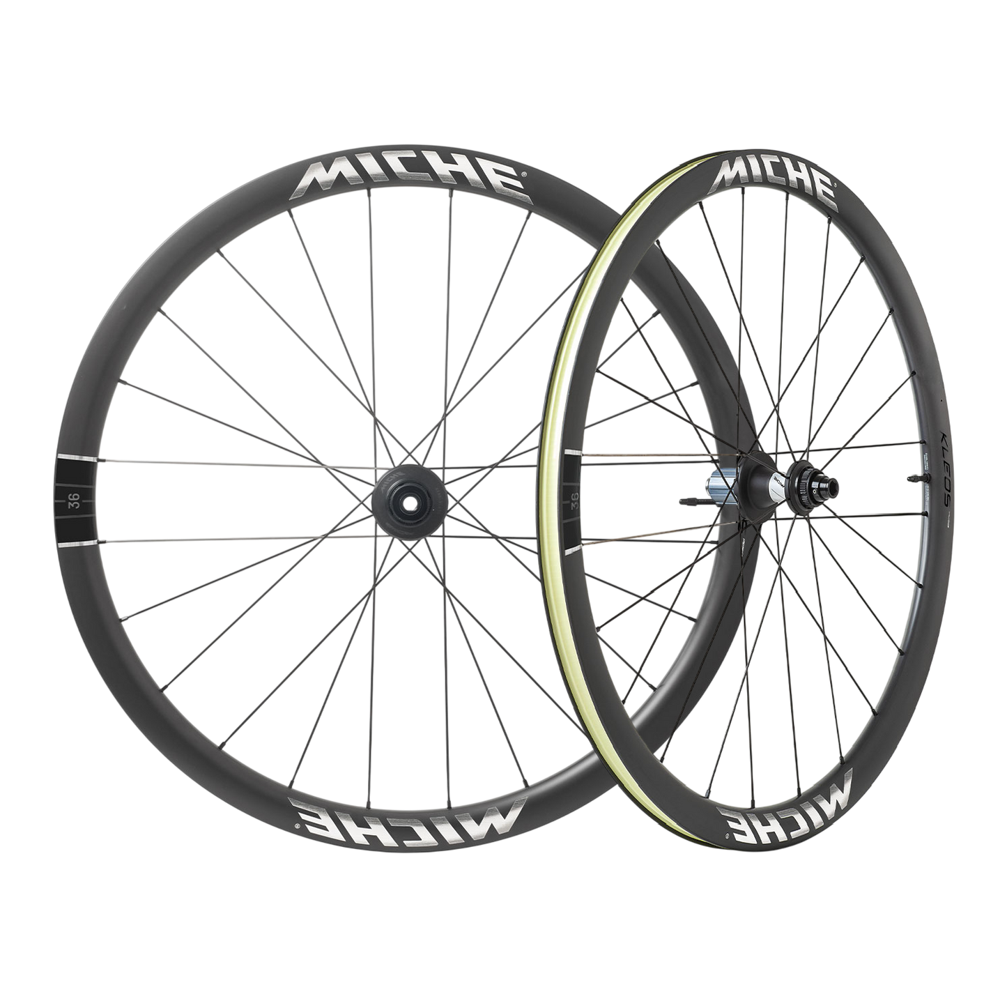 Pari MICHE KLEOS RD DX36 Tubeless Ready (Center Lock) Team Edition -pyörää.