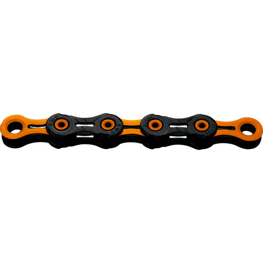 KMC DLC12 12V ketju Musta/Vahattu oranssi