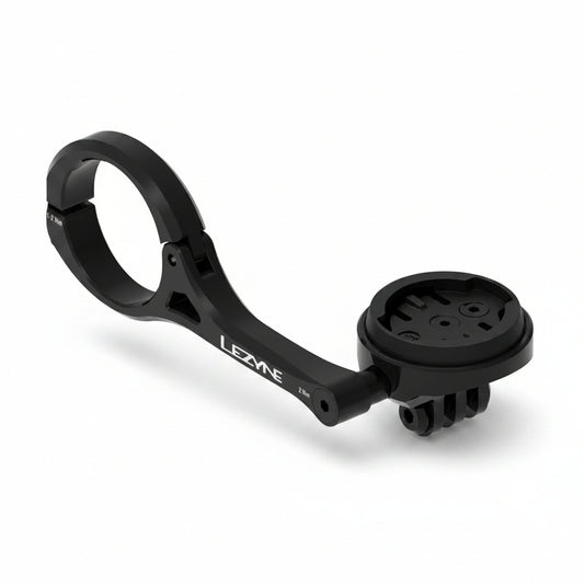 LEZYNE-pyöränkahvan pidike GARMIN/WAHOO/LEZYNE-GPS-laitteille, musta
