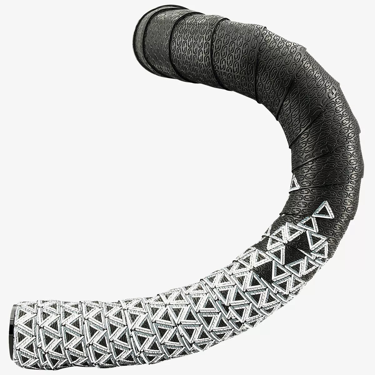 DEDA LOOP + END-PLUG -ohjaustangonauha, musta/hopea